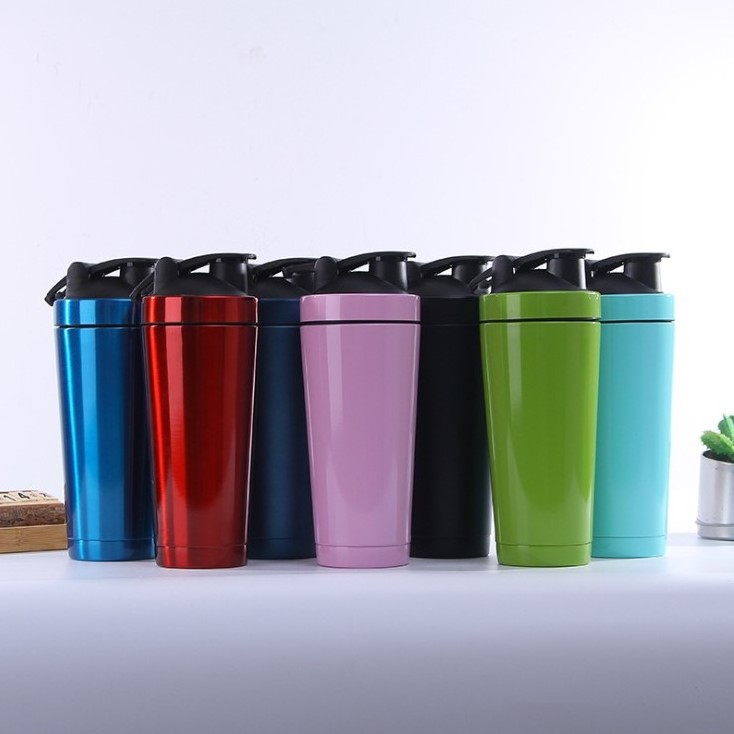 Chinese supplier 500ml shakers disposable stainless steel protein shaker