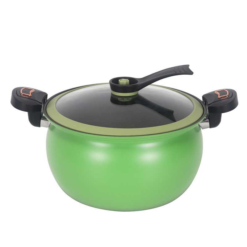 New Product Micro Pressure Cooker Soup Pot Stew Pot Pressure Cooker with Handle Die- cast Iron Cast Iron and Aluminum Alloy