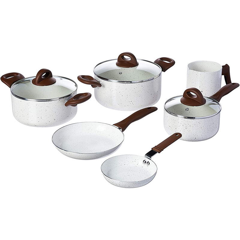 Cuisine cooking pot pressure cooker non stick coating cookware set multi function boil pot used on induction and gas