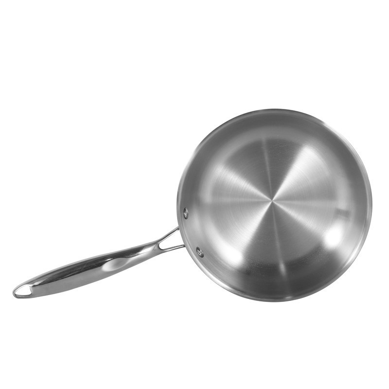 2021 popular triply stainless steel honeycomb frying pan