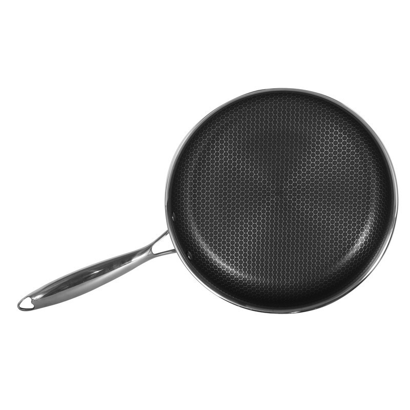 2021 popular triply stainless steel honeycomb frying pan