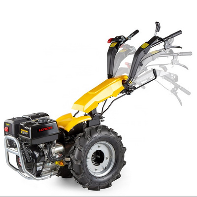 Multi-function machine by hand  walking  behind two wheel tractor which can be a tiller,Scythe mower,sweeper,snow blower