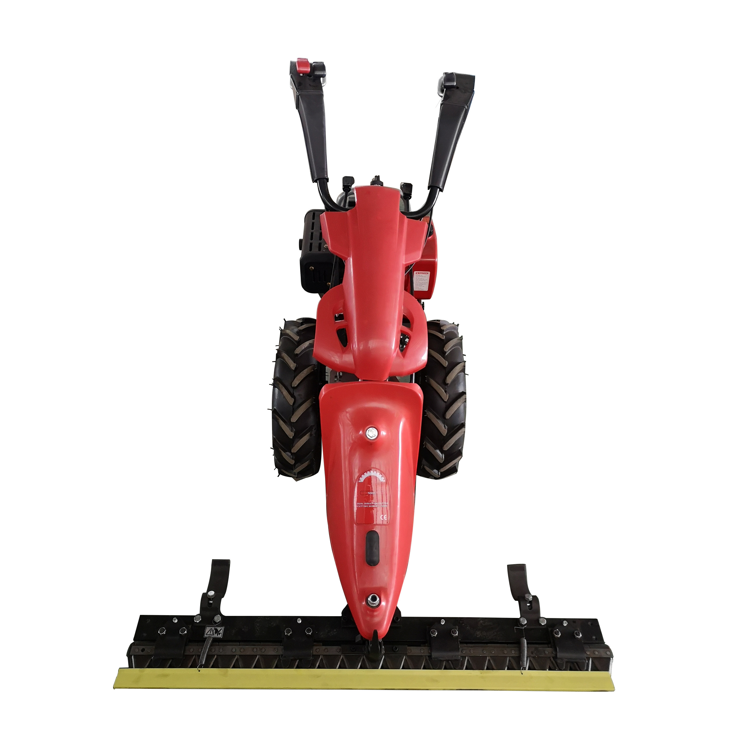 Most popular hot sell Hand Walking Two Wheels Walk Behind tractor with front attachment-- sickle bar mower/cutter/ tiller/sweep