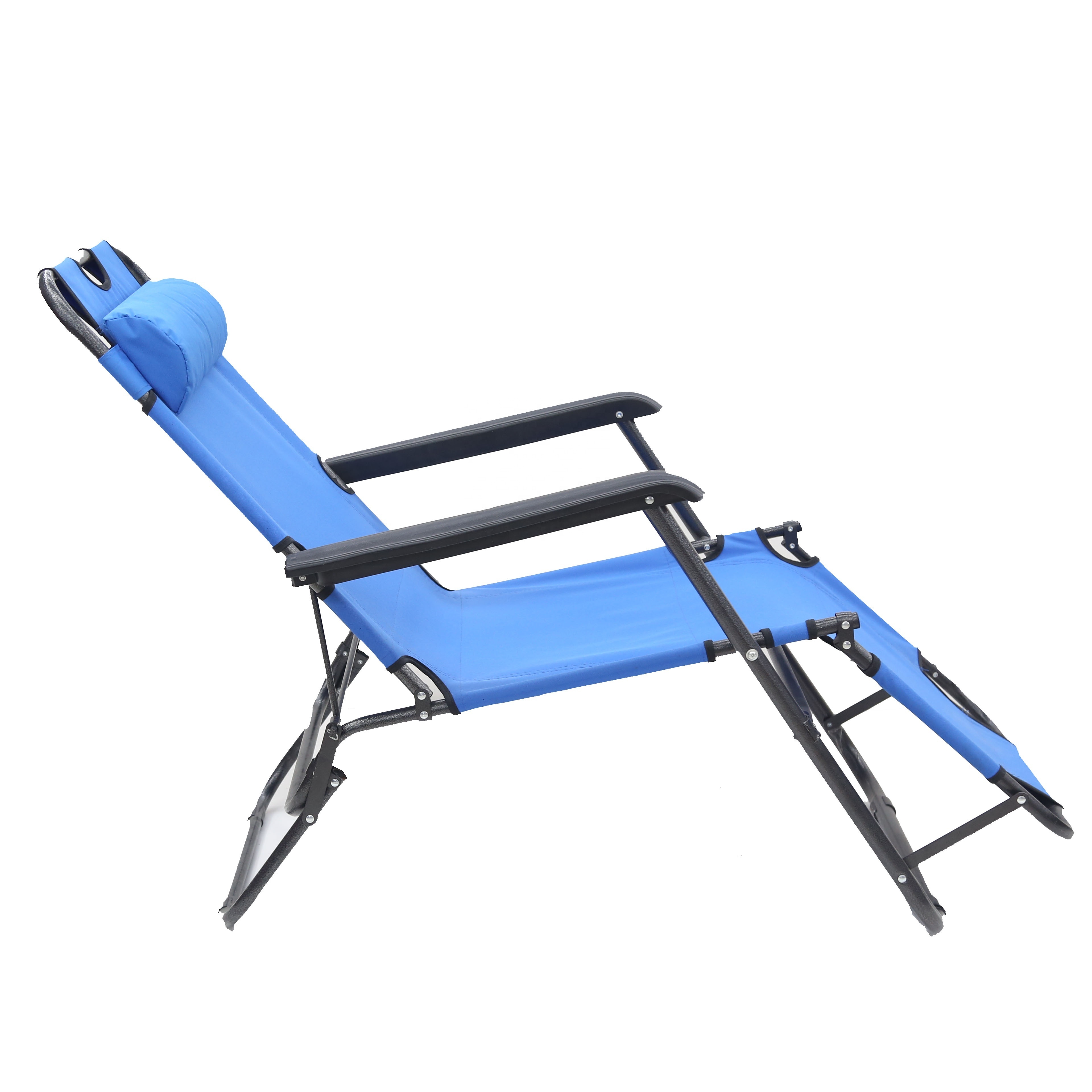 Beach Sun Lounger Zero Gravity Lightweight Folding Beach Chaise Lounge Beach Chair With Cell Phone Holder