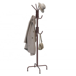 Industrial Furniture Hall Tree Clothes Hanger Free Stand Wall Mounted Entryway Metal Coat Rack