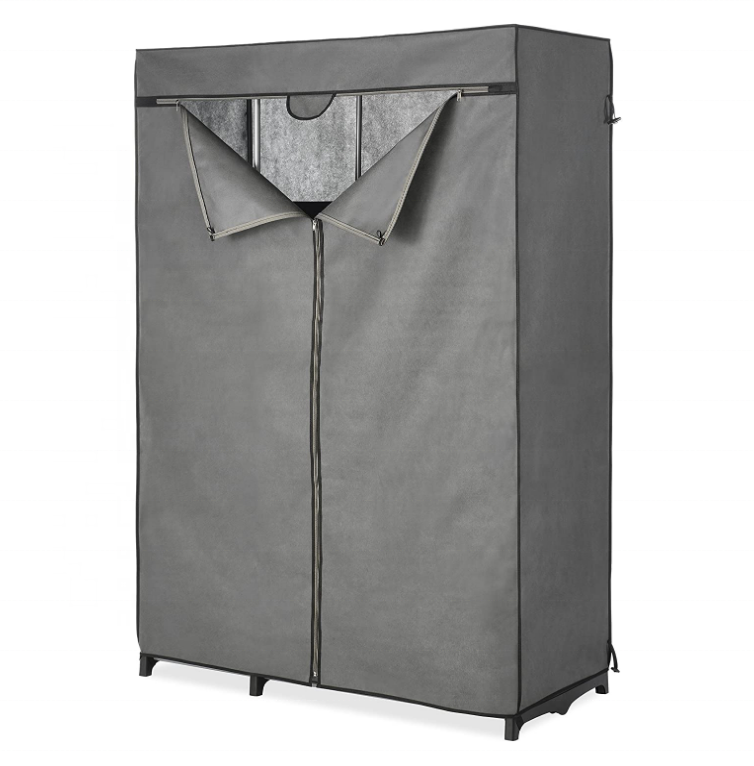 Cover Only for Double Rod Cloth Closet with Heavy Duty Zipper