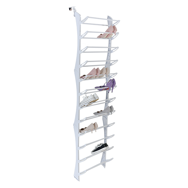 Wall Mounted Storage Shoe Cabinet Display Rack Furniture Assembled Wall Shoe Rack For Entryways Cabinet