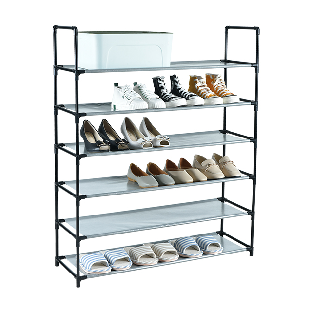 Top Sale 6 Tiers Shoe Organizer Rack Shelf Small Shoe Display Rack Cabinet For Shoes Storage