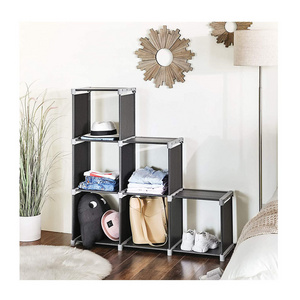 Cheap bookshelf Kids 9 Cube Book Shelves Organizer Bookcase for Bedroom