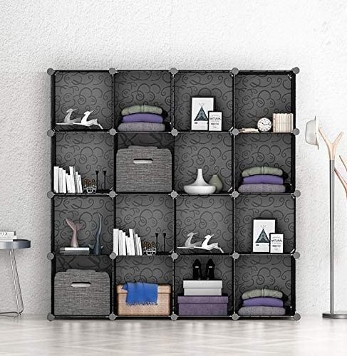 Cube Storage Organizer Shelf for Store Space-saving Sturdy Plastic Bedroom Furniture Wardrobe Home Furniture Modern Carton Box