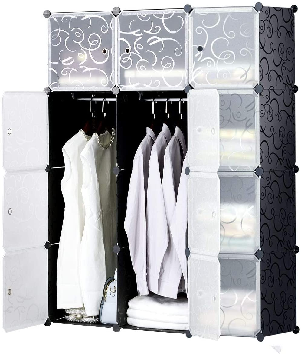 DIY Home Storage Plastic Cubes bedroom storage wardrobe with low price