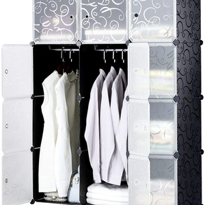 DIY Home Storage Plastic Cubes bedroom storage wardrobe with low price