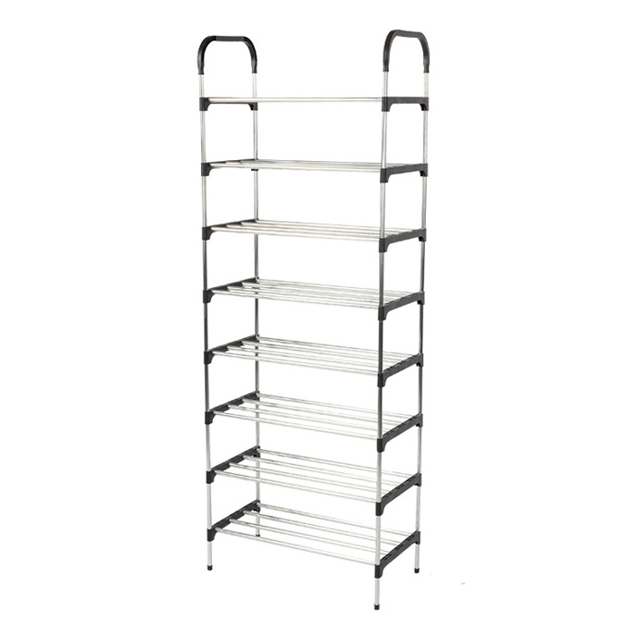 Original Creative Simple Shoe Rack Multi-layer Storage 8-layer Shoe Rack Closet Organizer Metal Iron Plastic Customized Square