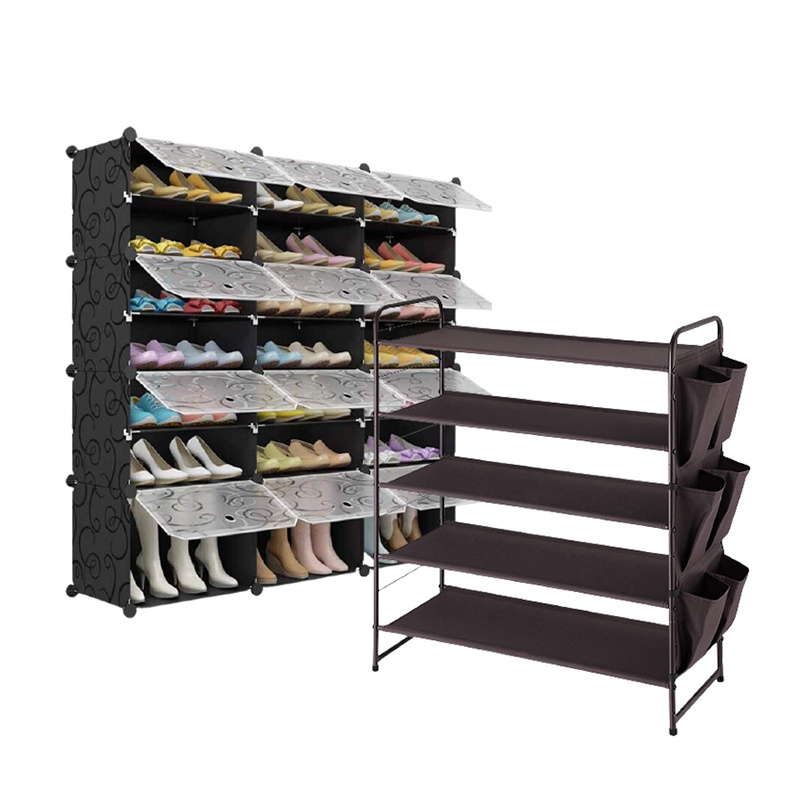 cabinet shoe organizer storage rack aluminium frame soft closing pull out closet shoe storage unit rack