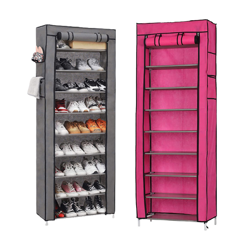 High quality wall mounted shoe storage assembled shoe box rack,shoe cabinet