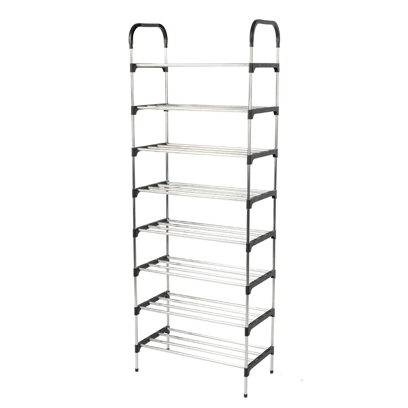 Easy To Assemble Portable Folding Stackable Foldable Shoe Shelf Storage Plastic Shoe Rack