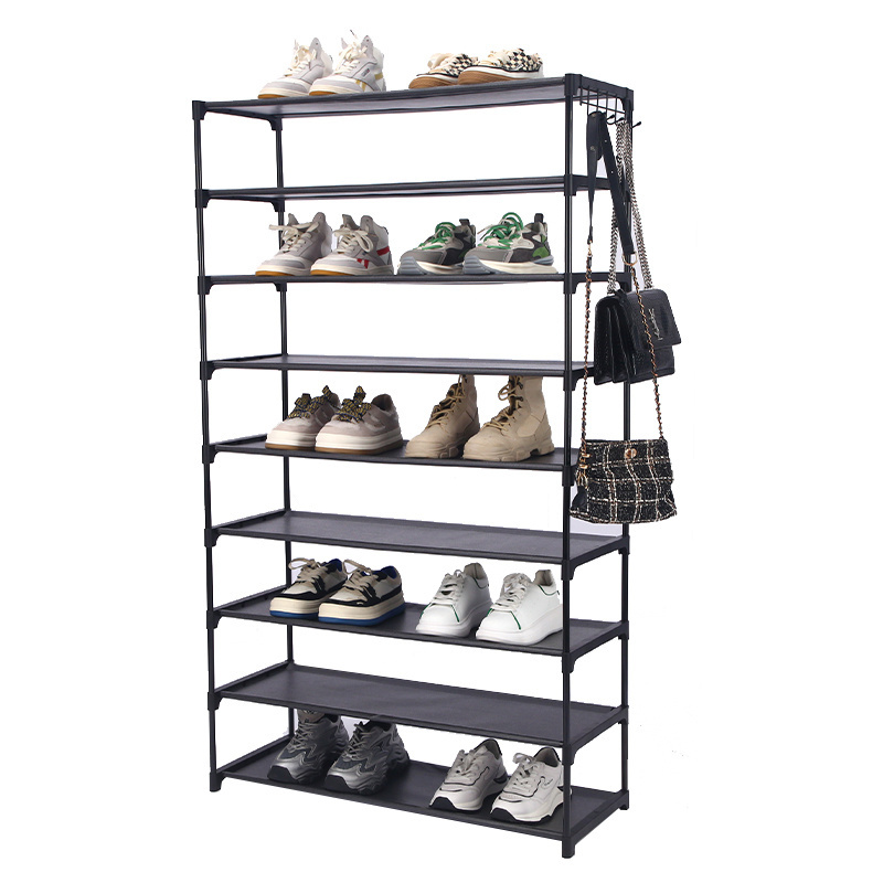 Closet Simple Multi Tier Shoe Racks Bedroom Luxury Tall Narrow Storage Shoe Rack For Home Use