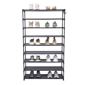 Portable Closet Tall Narrow Shoe Rack Luxury Multi Tier Shoe Rack For Shoes Boots Storage