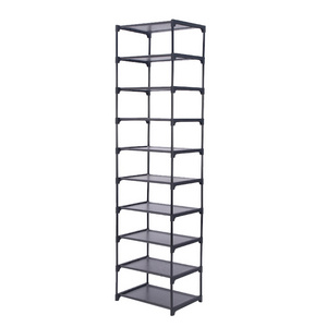 Wholesale Storage Organizer Foldable Shoe Boots Display Rack Closet Folding Shoe Rack For Home