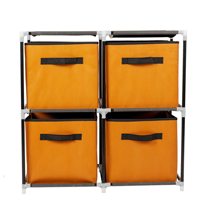 Foldable Fabric Collapsible fabric storage cubes organizer with low price