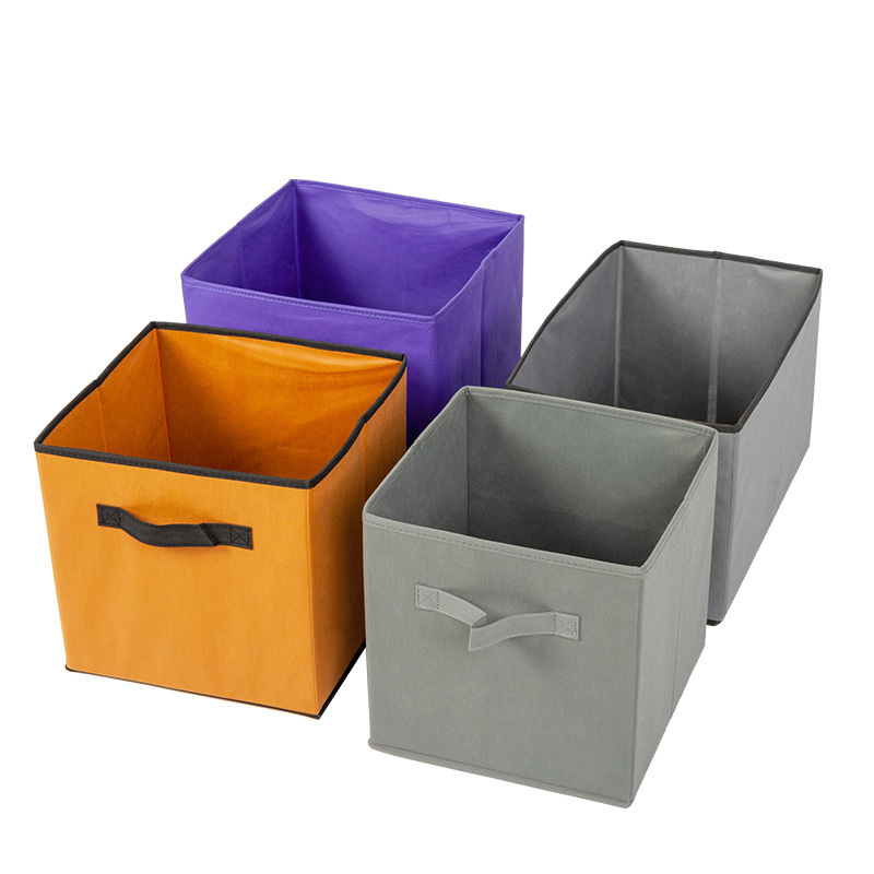 Foldable Fabric Collapsible fabric storage cubes organizer with low price