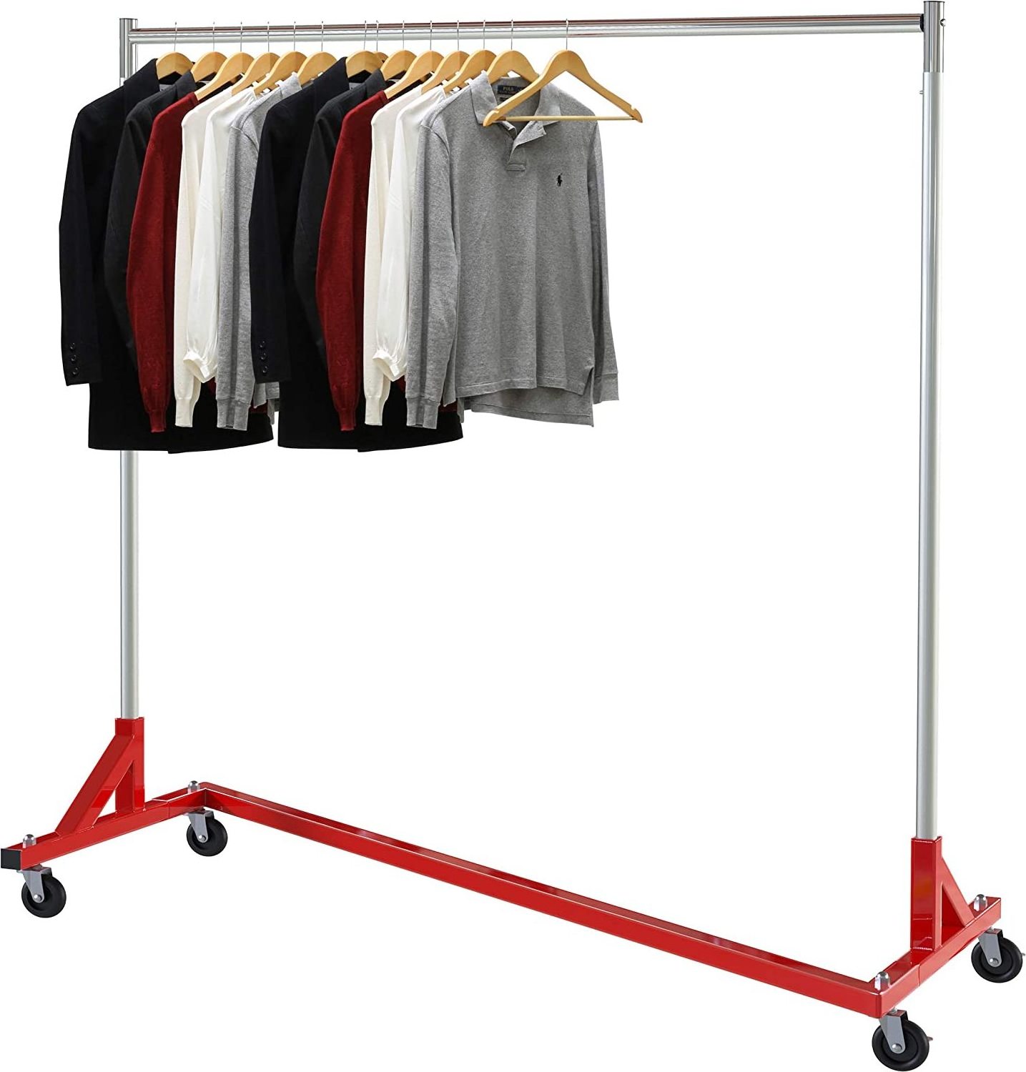 Z Rack Rolling Garment Rack Retail Clothing Rack