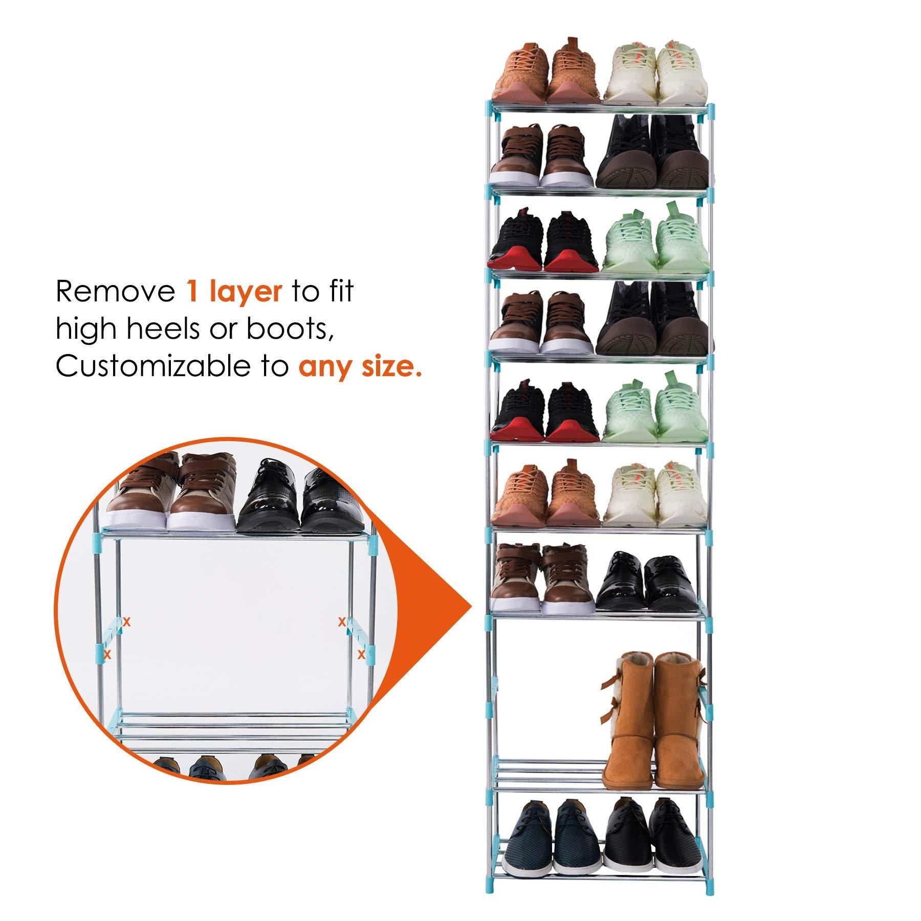 Factory Direct Sales High Quality Collapsible Small Shoe Rack Storage Rack Stand Organizer For Easy To Assemble