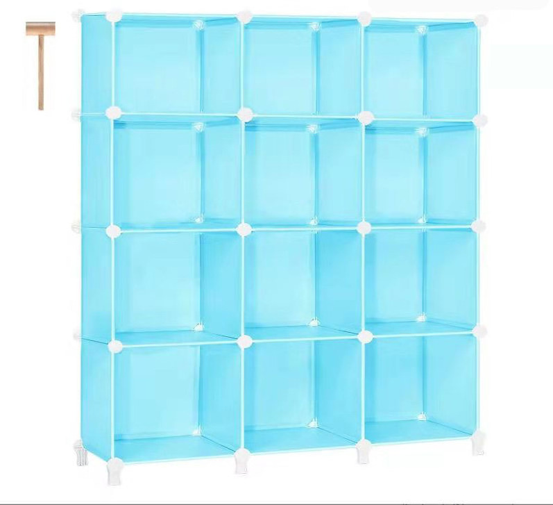 Closet Organizers and Storage Open 9 Storage Cubes Plastic Cube Organizer DIY Room Shelf for Garment Racks Closet Wardrobe