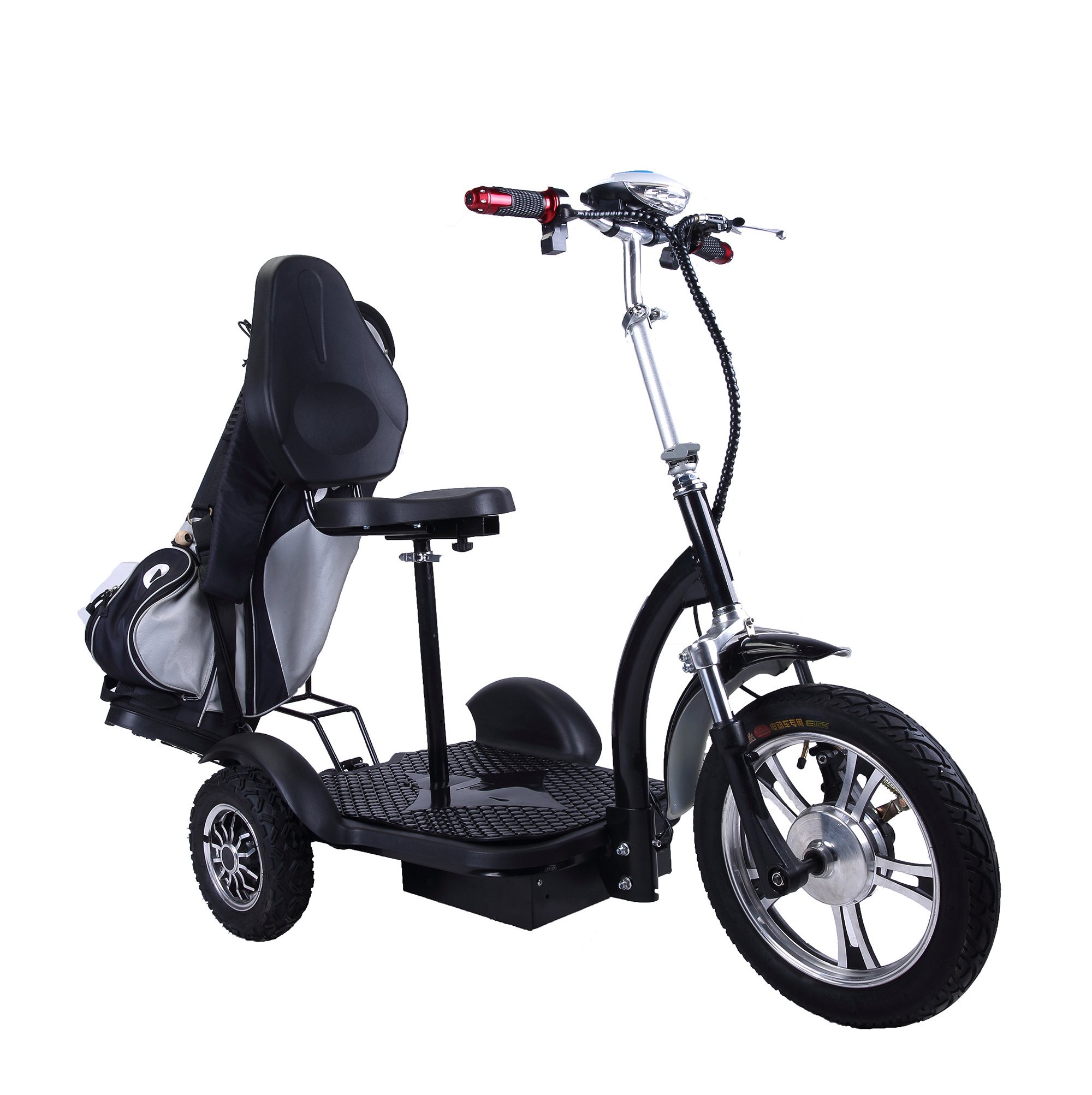 Off Road Golf Scooters Three Wheels Electric Scooter Golf Grolley Cart Rear Wheel Drive Powerful Scooter Good Climbing