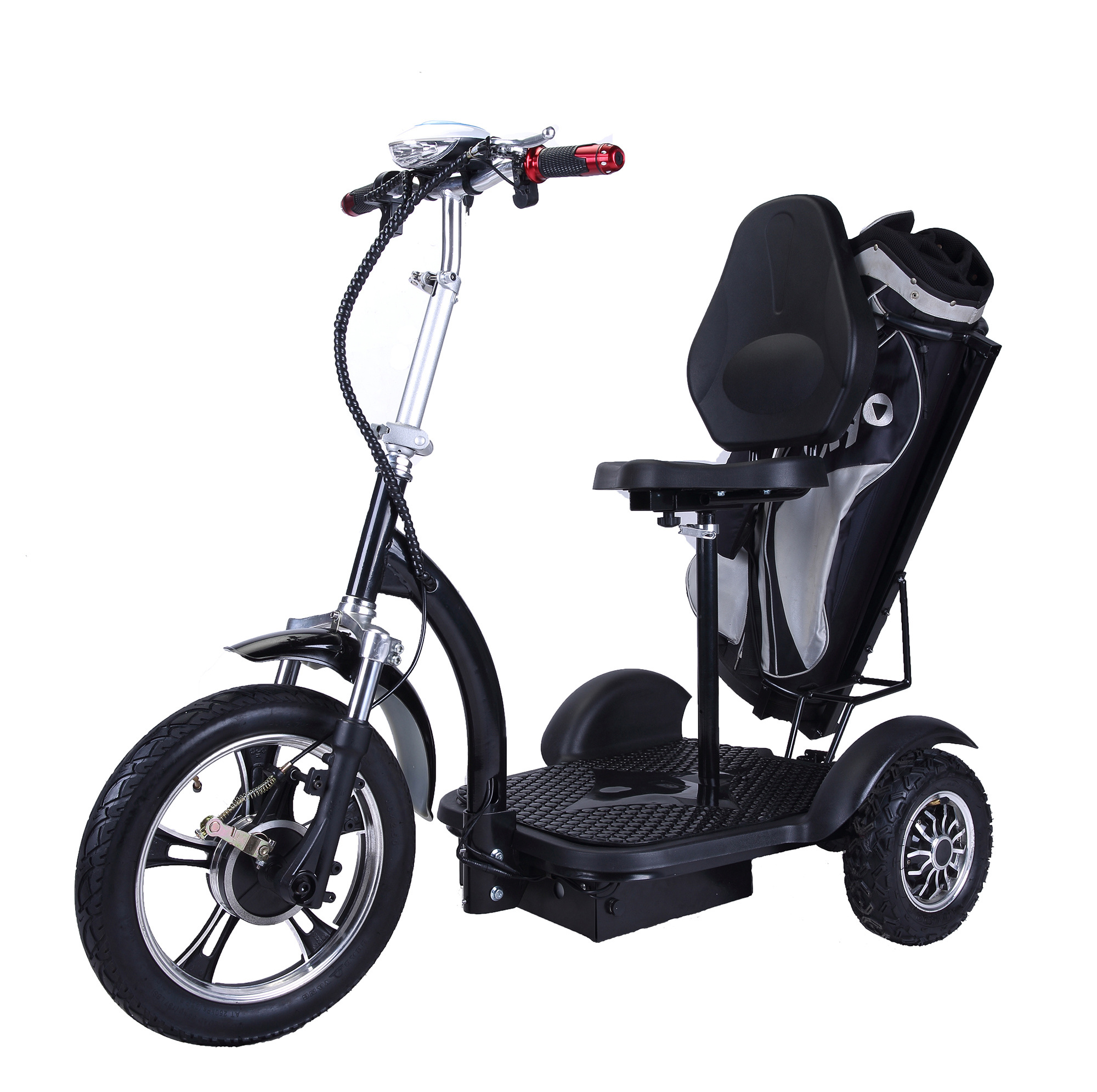 Off Road Golf Scooters Three Wheels Electric Scooter Golf Grolley Cart Rear Wheel Drive Powerful Scooter Good Climbing