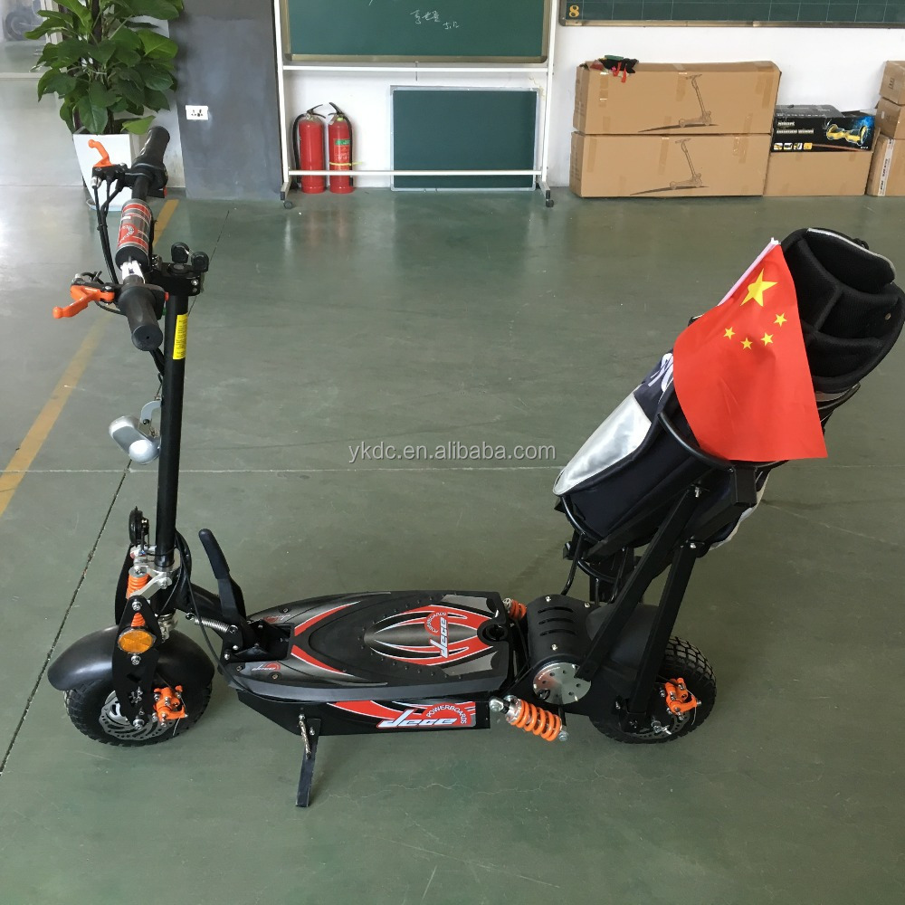 2000W electric scooter golf trolley with single seat