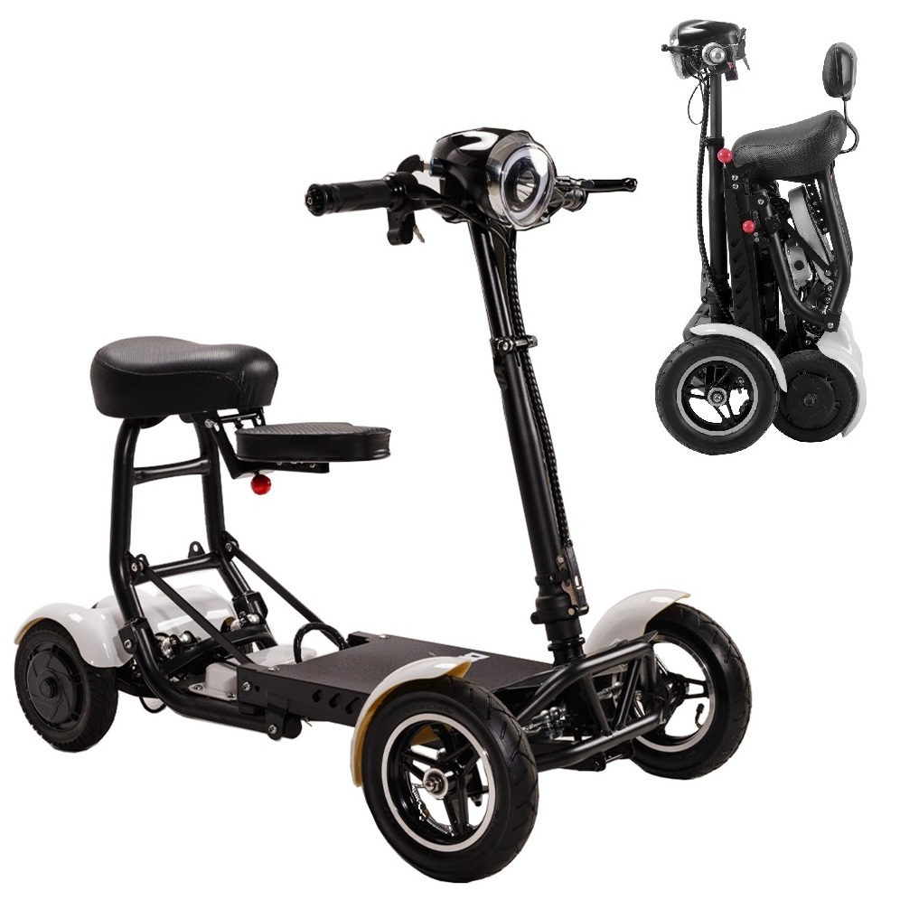 customize 4 weel mini  daul suspension  handicapped foldable electric scooter car in usa