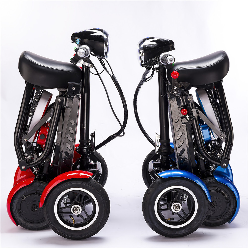 customize 4 weel mini  daul suspension  handicapped foldable electric scooter car in usa