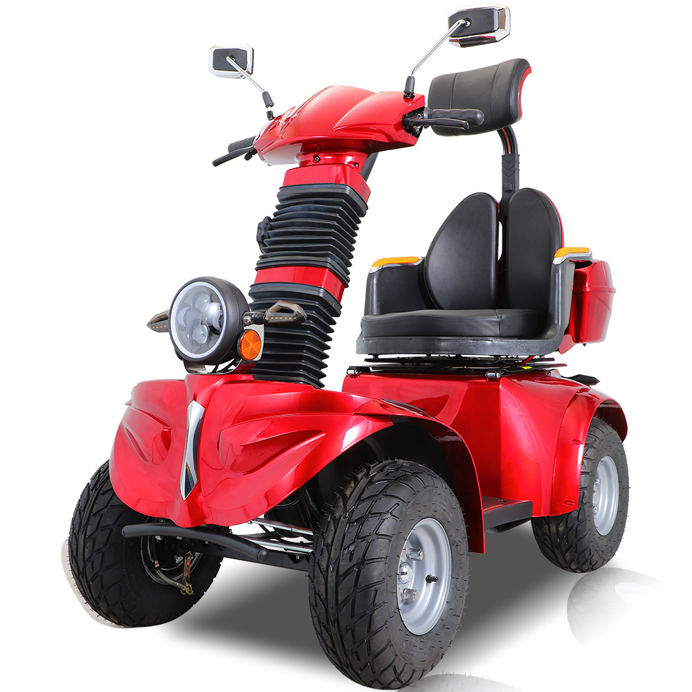 cargo 4 wheel off road  snow disabled car electric mobility scooter adult long range