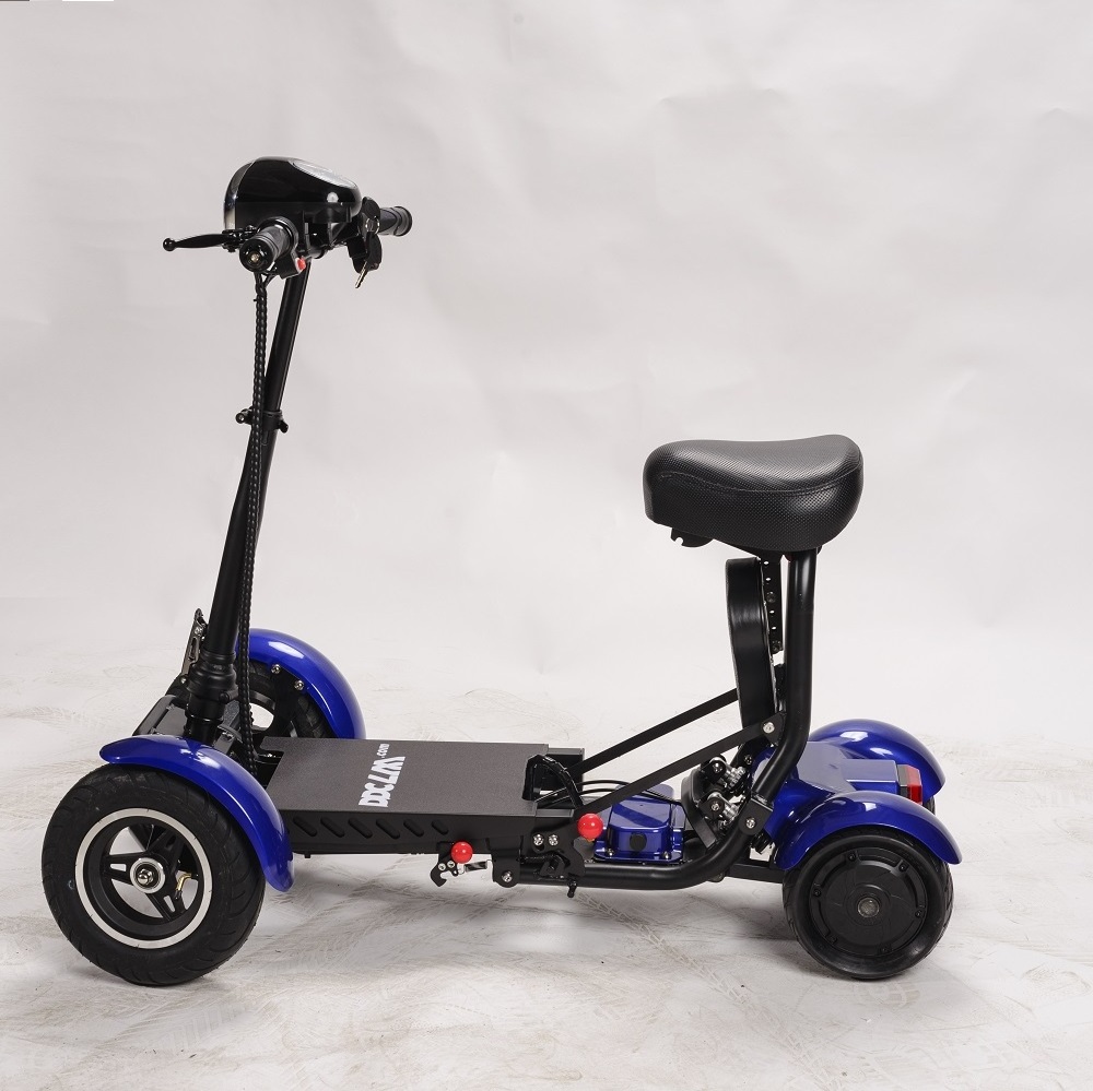 Electric Golf Car Scooter Light Weight Four Wheels Standing Riding City Coco Folding Electric Motorcycle Ce Headlight Brushless