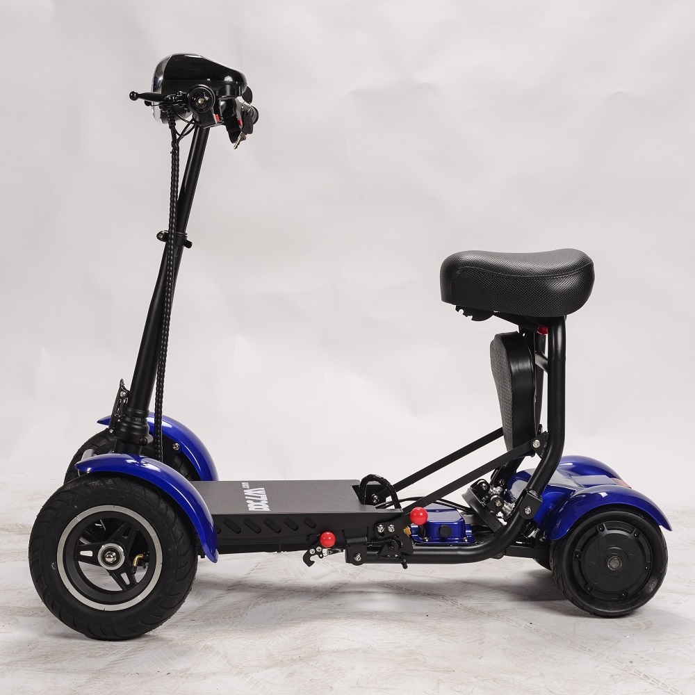 Electric Golf Car Scooter Light Weight Four Wheels Standing Riding City Coco Folding Electric Motorcycle Ce Headlight Brushless