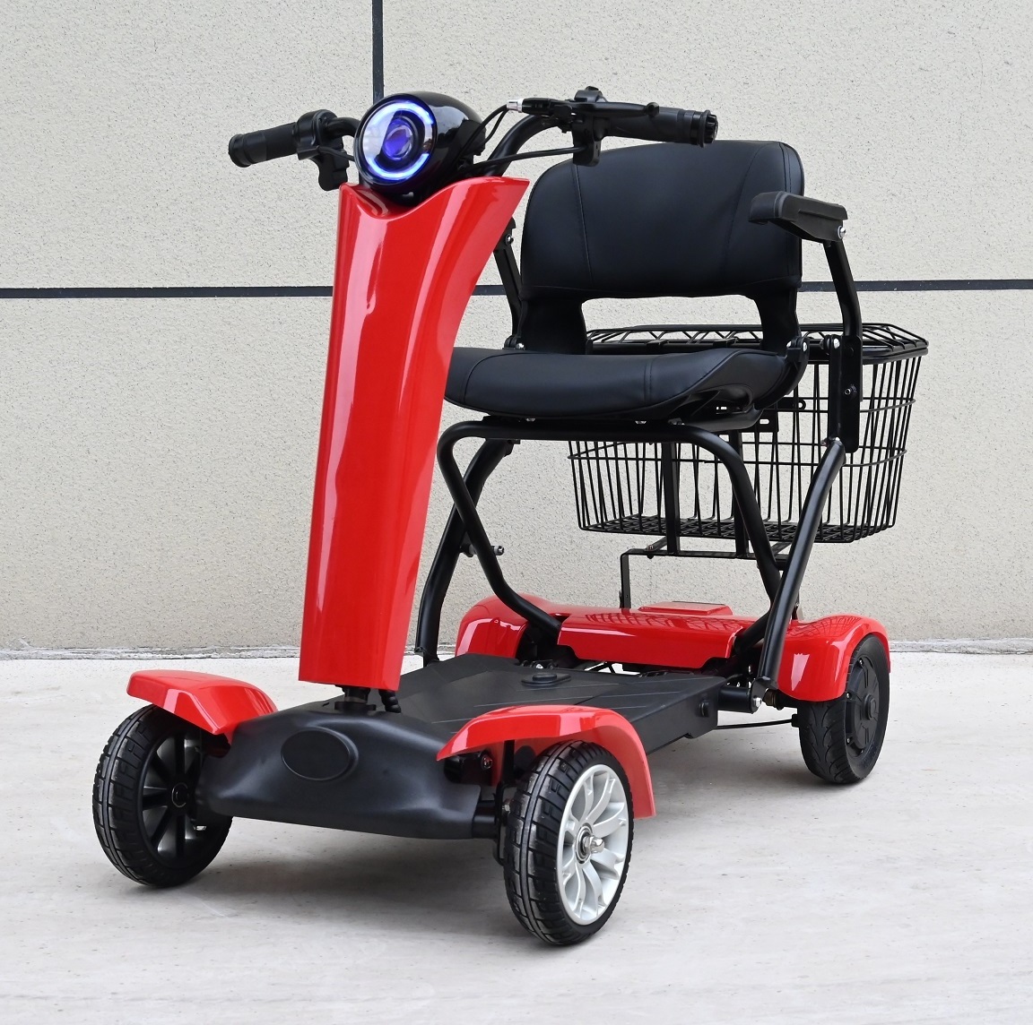 15 mph 36v seniors disabled 4 wheels automatic folding mobility electric scooter city bike for sale