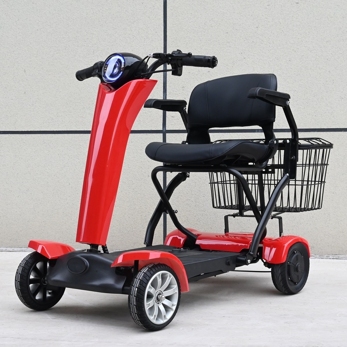 China adults new disability powered handicapped mobility  foldable automatic electric bike scooter for city