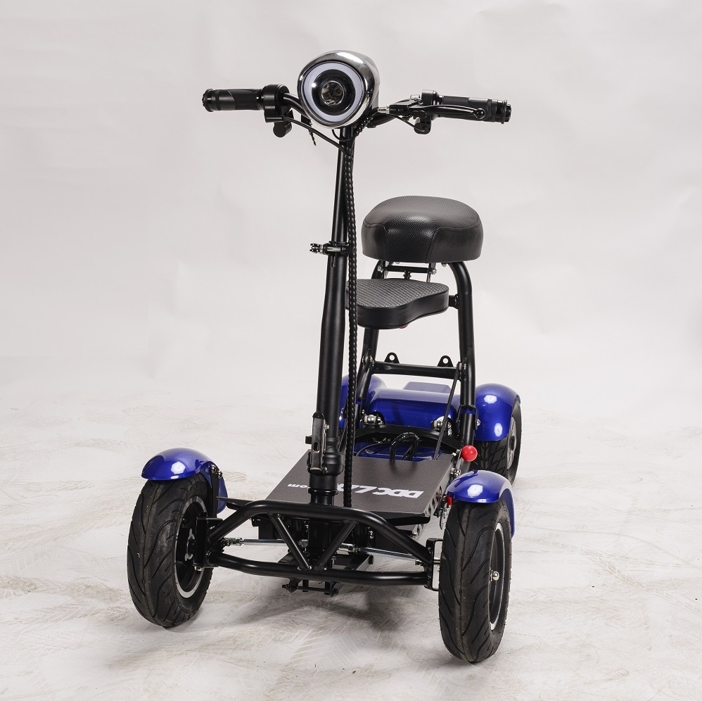 Electric Golf Car Scooter Light Weight Four Wheels Standing Riding City Coco Folding Electric Motorcycle Ce Headlight Brushless