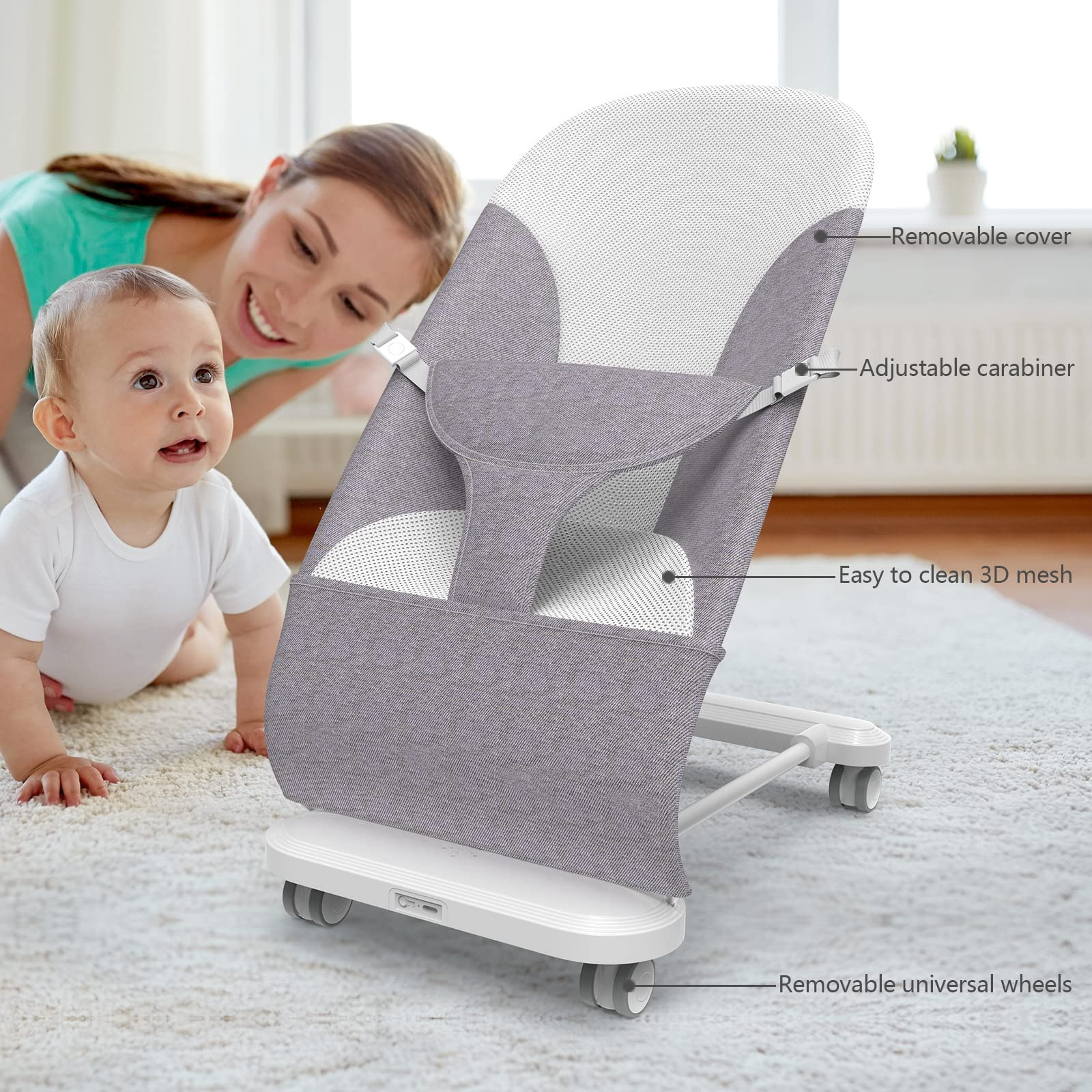 Wholesale customized baby rocking chairs baby swing cradles