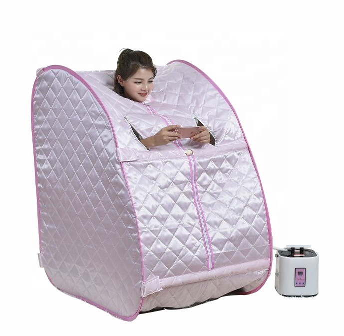 Dingda Foldable Portable Indoor Relax Steam Sauna Room Single Person Sauna Home Household With Large Capacity Generator