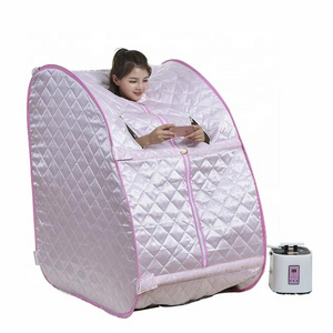 Dingda Foldable Portable Indoor Relax Steam Sauna Room Single Person Sauna Home Household With Large Capacity Generator