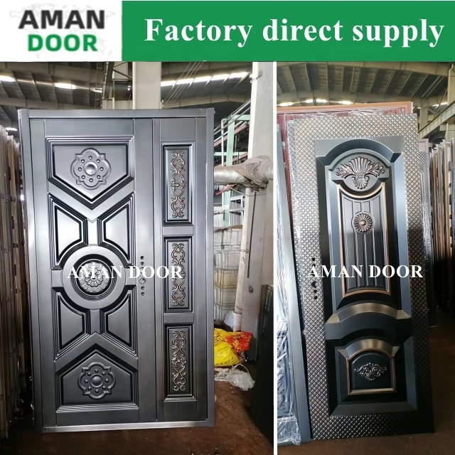 AMAN DOOR wholesale garage aluminium sliding door metal accordion doors for iron kitchen