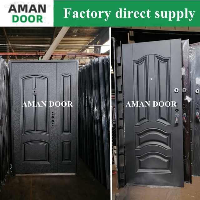 AMAN DOOR wholesale garage aluminium sliding door metal accordion doors for iron kitchen