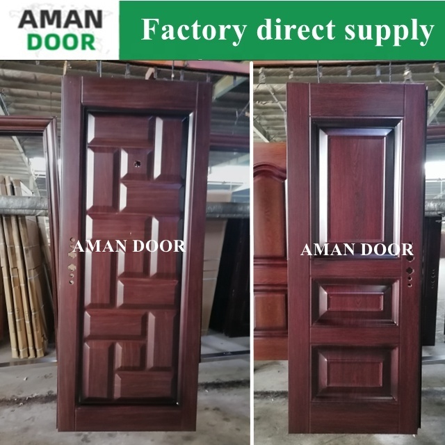 AMAN DOOR apartment flat teak wood main door designs exterior accordion doors