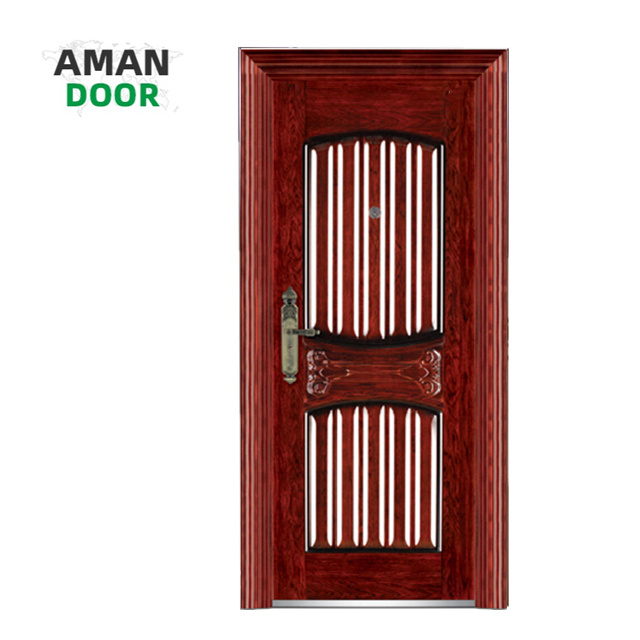 AMAN DOOR black metal french doors stainless steel main door tower bolt security