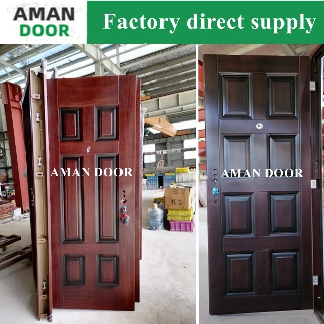 AMAN DOOR french doors teak wood main steel security door designs exterior