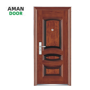 AMAN DOOR front steel swing door for interior cheap accordion doors