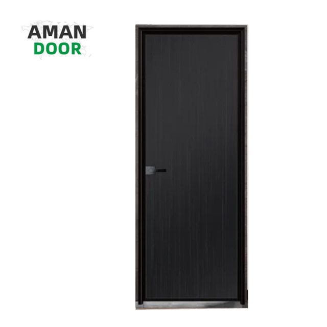 AMAN DOOR  toilet folding sliding pvc door for bathroom