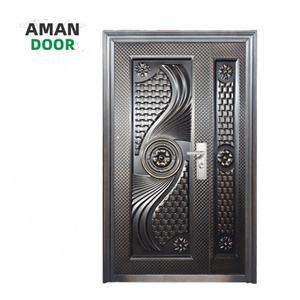 AMAN DOOR Europe luxury villa security steel copper door design metal entrance doors